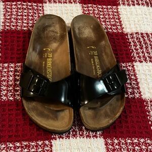 Birkenstock Black Slide Sandals